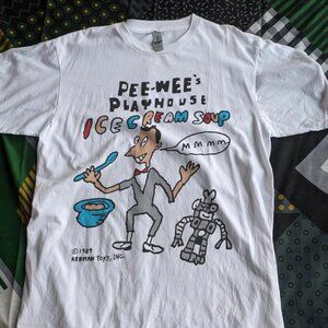 Pee Wee Playhouse Retro Graphic TV Show Unisex Streetwear Fun Nostalgia T-Shirt